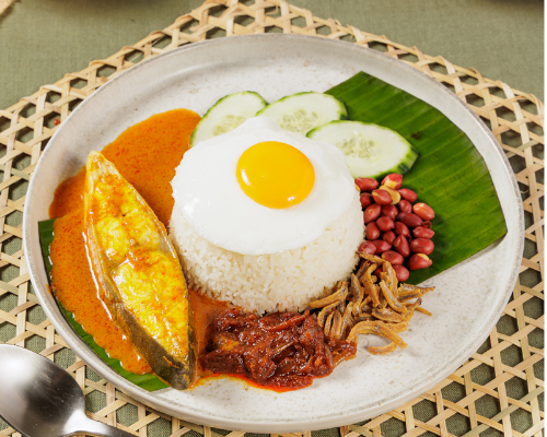 (KP04) Nasi Lemak Curry Fish