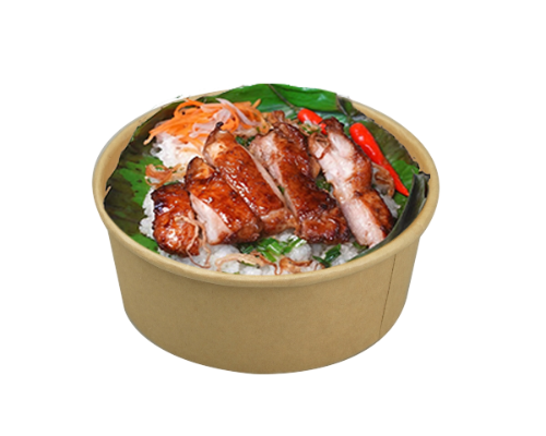 Sticky Rice with Grilled Chicken