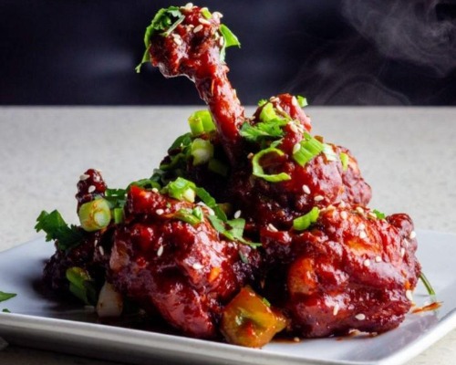 Schezwan Chicken Lollipop