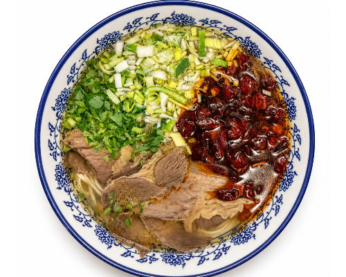麻辣牛肉面 Spicy Beef Noodles
