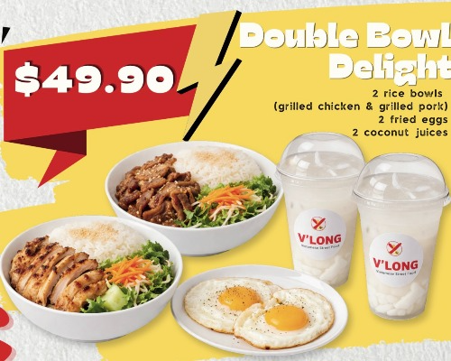 DOUBLE BOWL DELIGHT