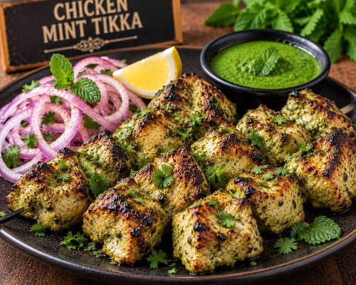 Chicken Mint Tikka 9 pc