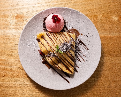 Small Strawberry & Nutella Crepes