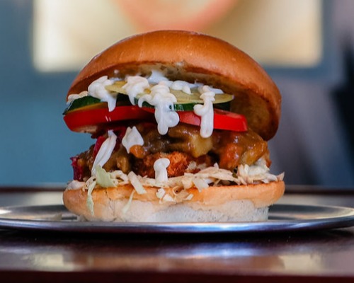 Japanese Katsu Curry Burger