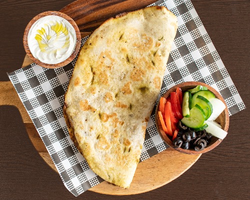 Oregano,Yogurt,Veggies On Side