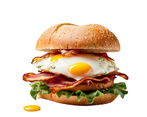 16. Bacon & Egg Burger