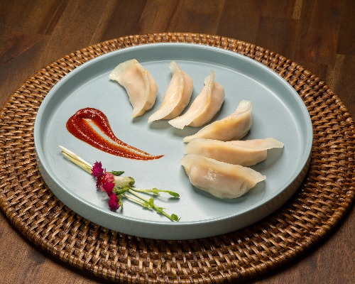 108. Gluten Free Steamed Lemongrass Chicken Dumplings 香茅鸡饺