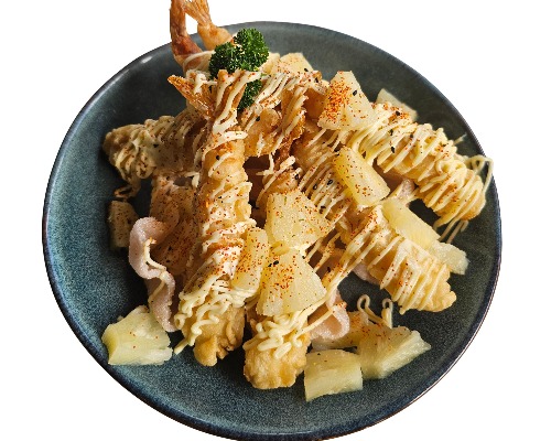 Taiwanese Pineapple Prawns