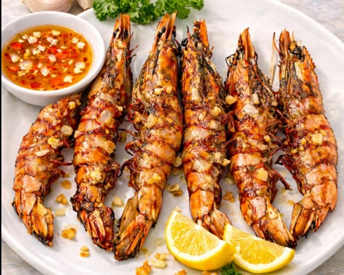 B7-Grilled Prawn with garlic