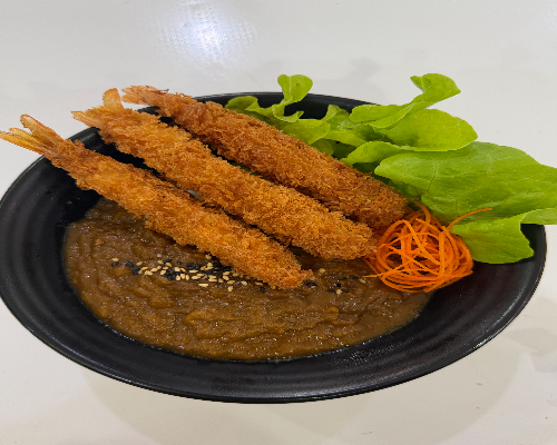 [Curry] Prawn Tempura