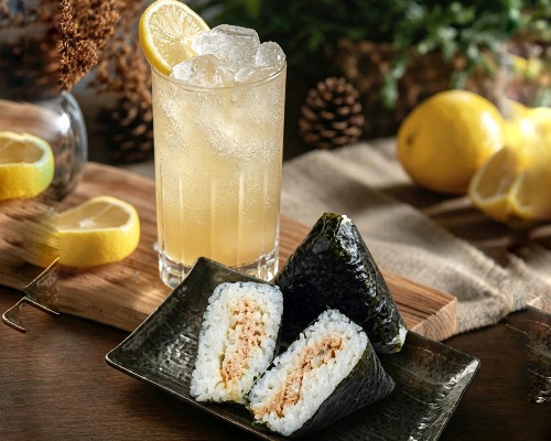 Onigiri or Hand Roll & Drink