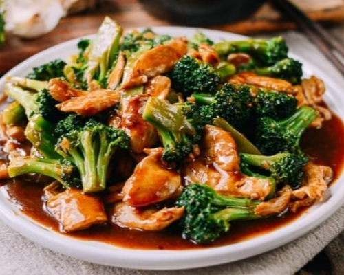 Chicken with Mixed Vegetables in Oyster Sauce