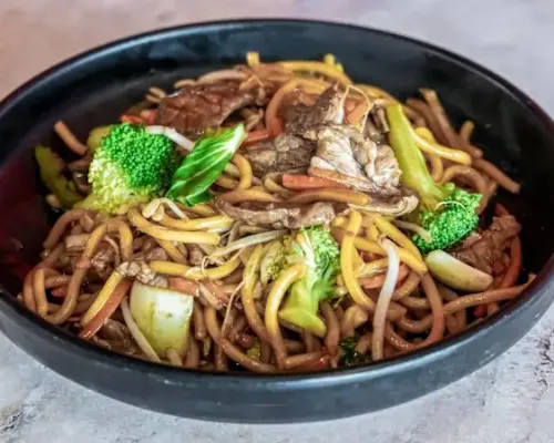 4 Satay Beef or Chicken Noodle