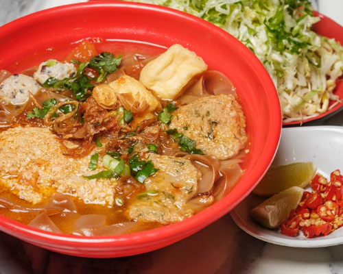 13. Homemade Crab Paste Noodles Soup