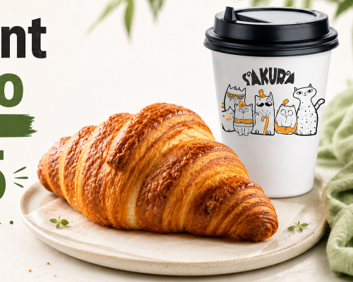 Croissant + Tea Combo