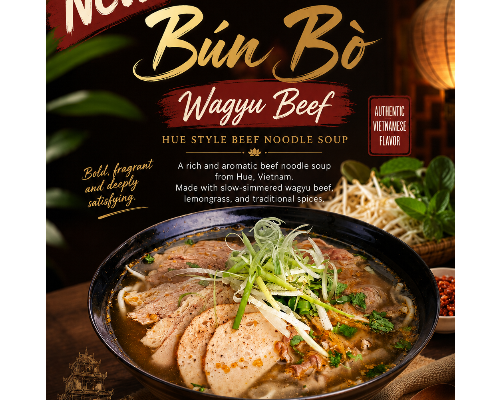 Hue Spicy Wagyu Beef Noodles - BBH Wagyu (spicy)