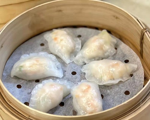 鲜蝦粉果 Prawn & Vegetable Dumpling