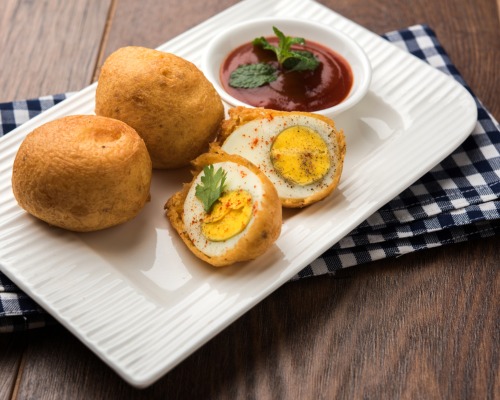 Egg Bonda (4 Half Eggs)