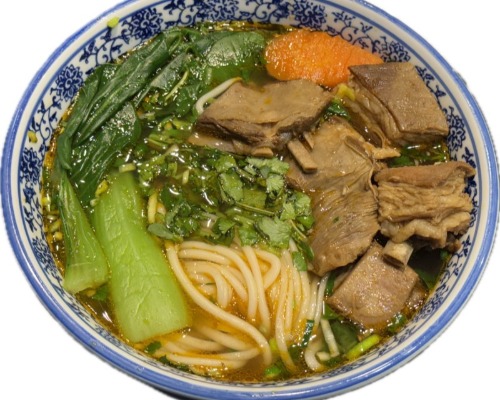 Braised Lamb Noodle Soup 黄焖羊肉面