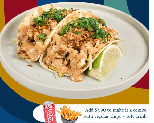 Special Red Dragon Taco Combo