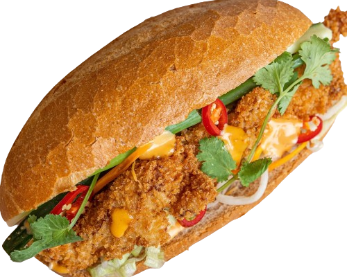 Fried Chicken Banh Mi