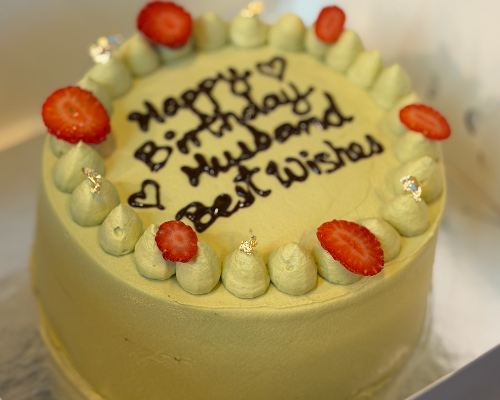 10' Matcha Strawberry Cake