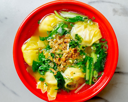 15. Pork & Prawn Dumplings Noodle Soup