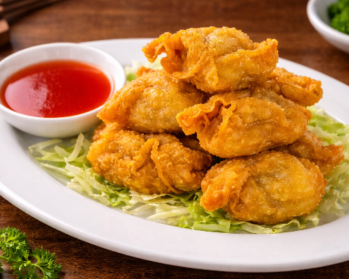 13炸云吞Fried wonton(6pcs)