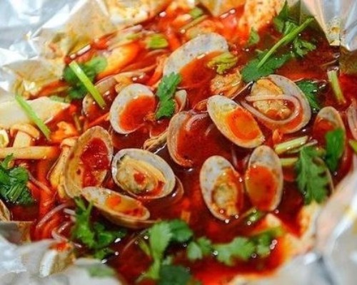 锡纸花甲粉丝Grilled Pipi with Vermicelli