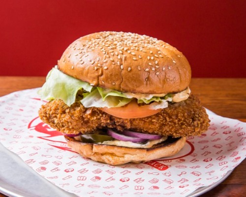 FRIED CHICKEN BURGER