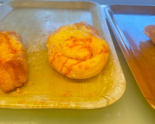 烟肉芝士包bacon cheese bun