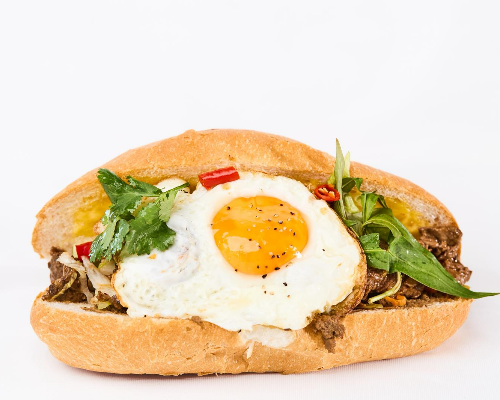 Steak N Egg Banh Mi