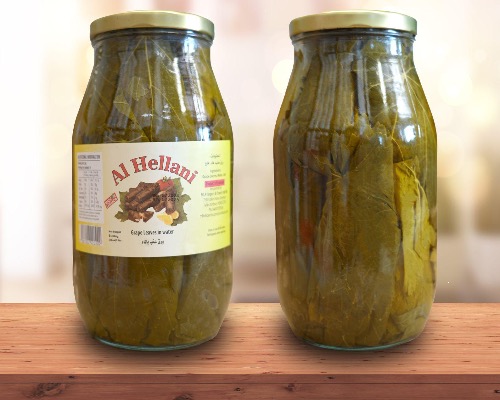 Al Hellani Grape Leaves in Water (2200g)