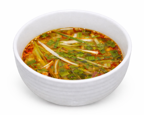 Spicy soup only