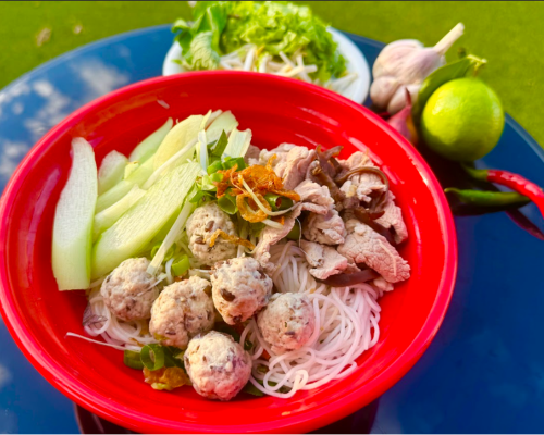 17. Homemade Meatballs & Pork Vermicelli Soup