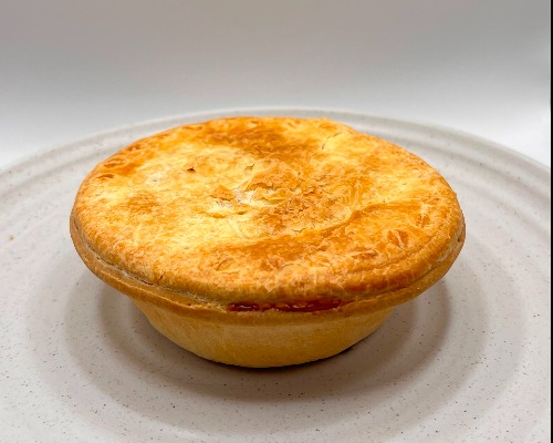 Beef bacon & cheese pie