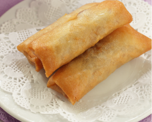 <炸春卷> Fried vegetarian Spring roll （12pcs）