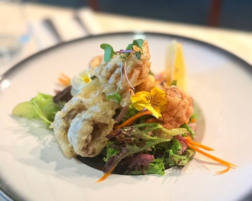 soft shell crab salad