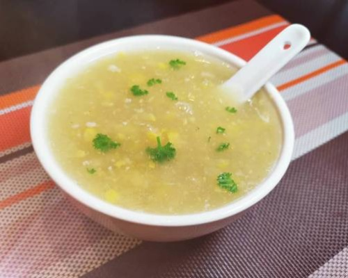 19. Chicken Sweet Corn Soup鸡蓉玉米汤