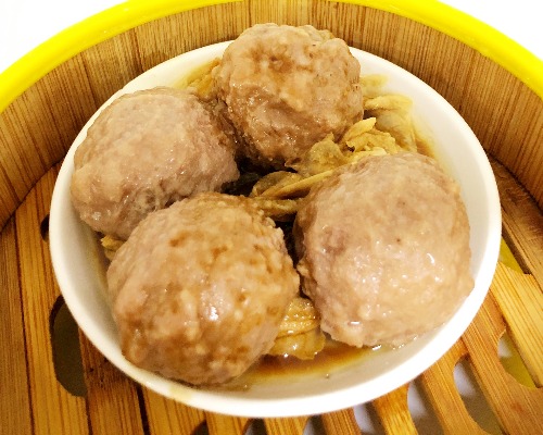 Steamed Minced Beef Balls 山竹牛肉丸