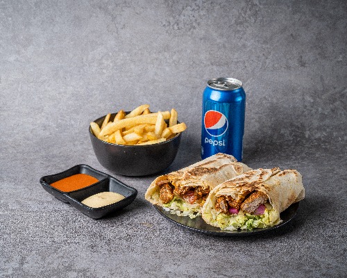 Laham Wrap (Lamb Wrap) Combo