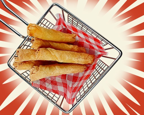 Fried Prawn Spring Rolls / 6pcs