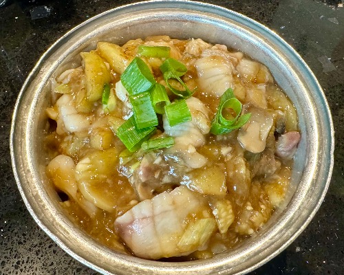 茄子燜脆鲩 Braised Carp Fish w/ Eggplant