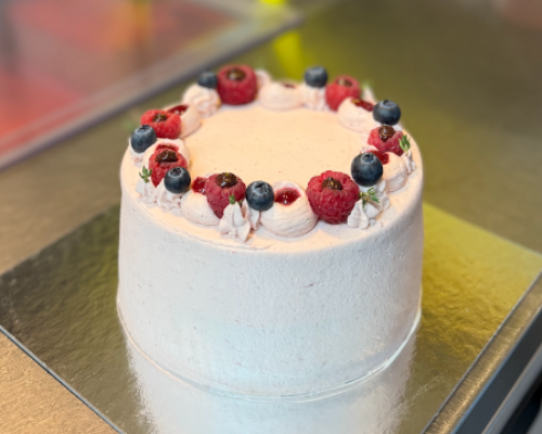 6' Raspberry Matcha Cake