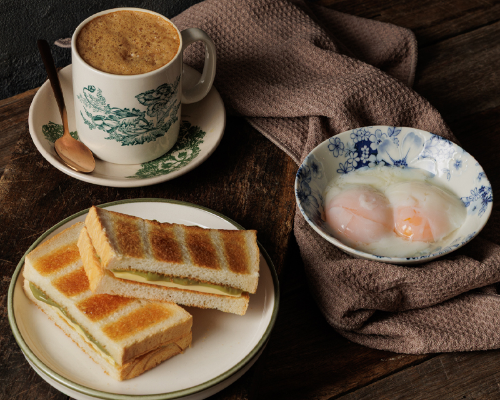 (DINE IN ONLY) TOASTS EGGS & DRINK