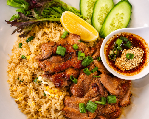 BBQ Pork & Egg Fried Rice