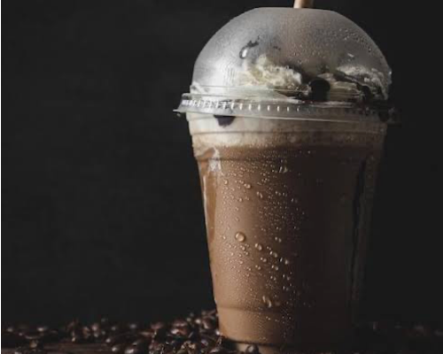 Iced Coffee with ice cream