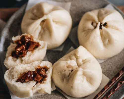 <叉烧包>BBQ Pork Buns （3pcs）
