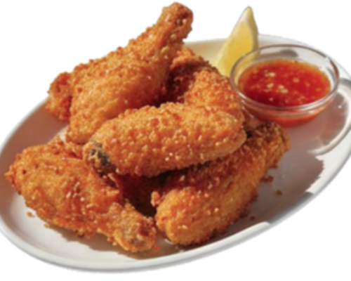 CANH GA CHAY CHIEN  炸素鸡翅  Fried Vegan Chicken Wings